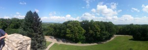 Panorama from a Park with Mississippi River