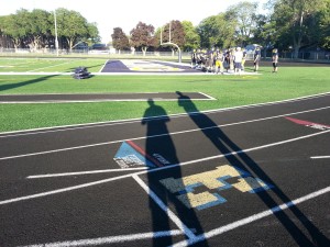 High School Football Practice