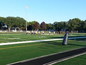 High School Football Practice