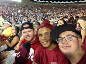 Im Stadtion der Florida State Seminoles mit Brantley und Drew am 06.09.2014 