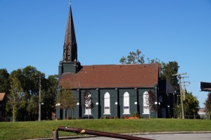 Kirche an der Trainstation